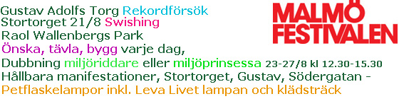 Program Malm&ouml;festivalen 2010